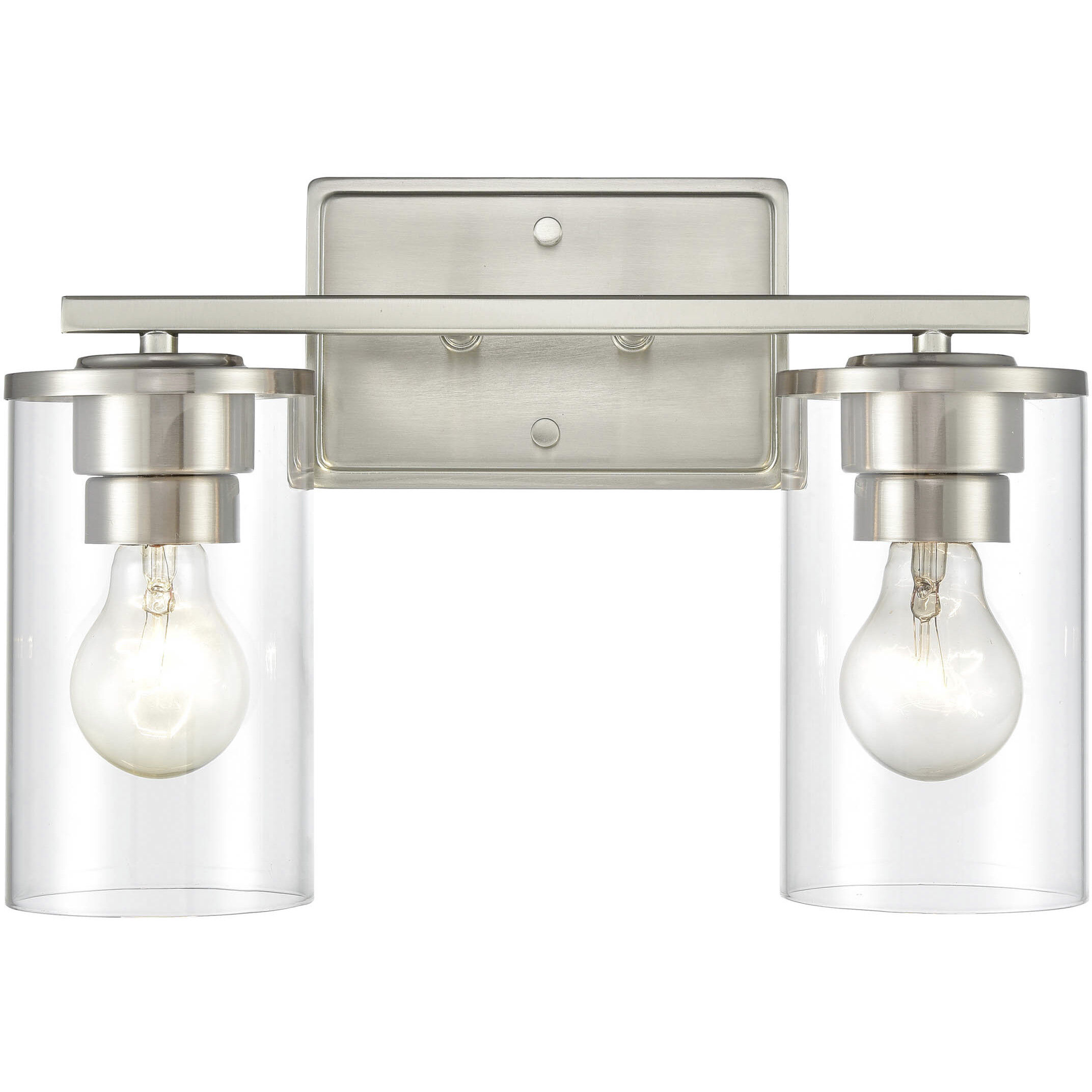 Verlana 2 Light 14 inch Brushed Nickel Bathroom Vanity Light Wall Light